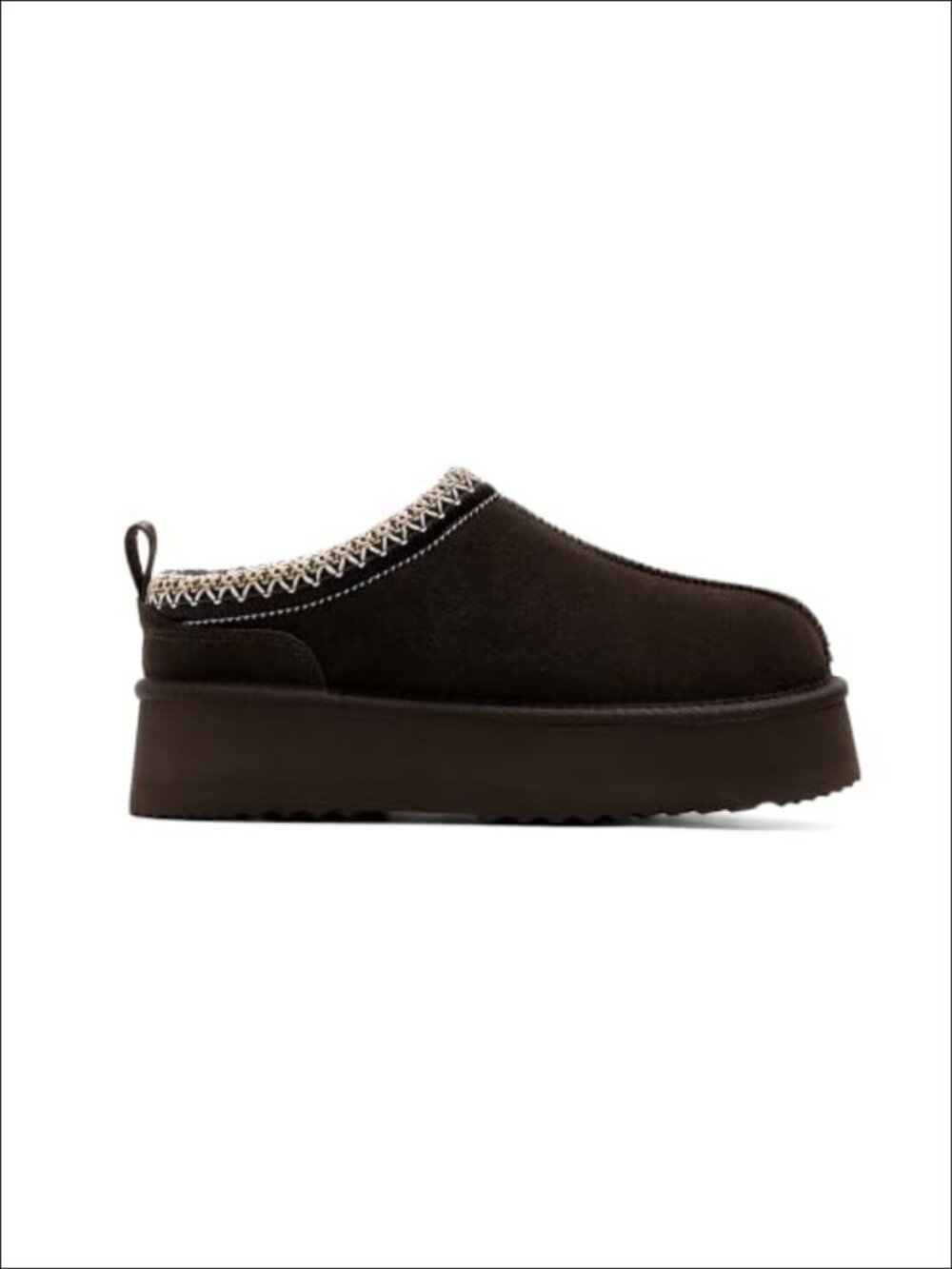 Genuine Suede Platform Slipper Memory Foam Ankle Boots Water Resistant